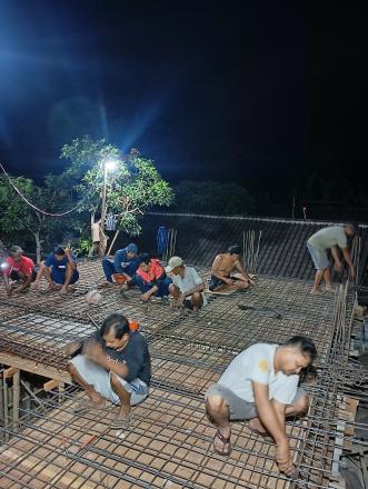 Giat Renovasi Musholla Nurul Iman, Gunungan