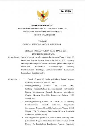 Perkal no.4 tahun 2023 tentang LKK