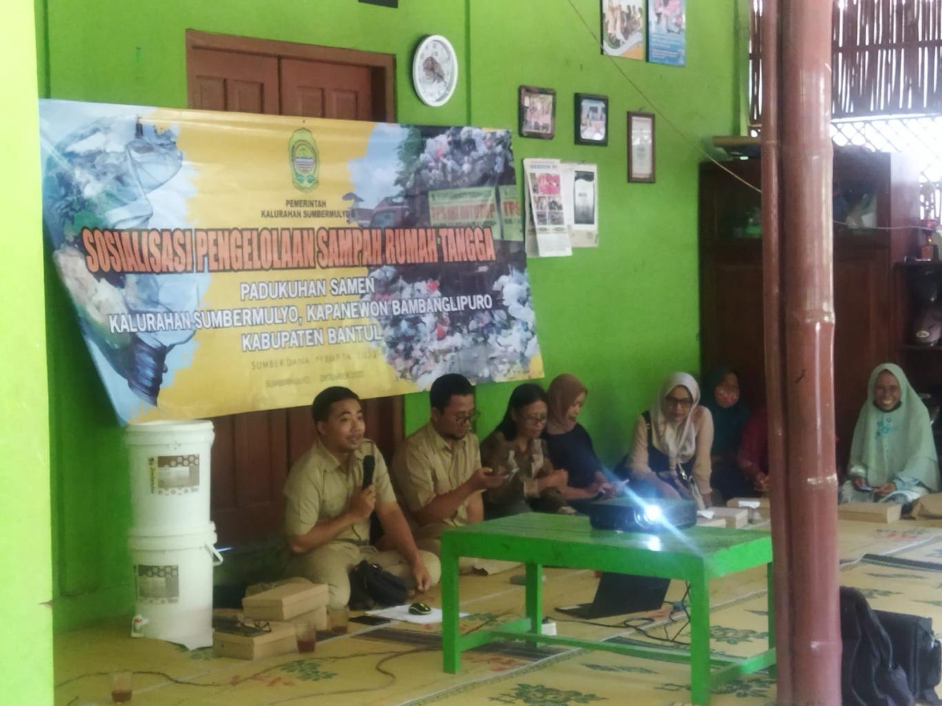 Sosialisasi Pengelolaan Sampah Di Samen - Website Kalurahan Sumbermulyo